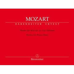 Partitions classique BARENREITER MOZART W.A. - WORKS FOR PIANO DUET Musique de chambre