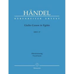 Partitions classique BARENREITER HAENDEL G. F. - GIULIO CESARE IN EGITTO HWV 17 - CHANT-PIANO Choeur et ensemble vocal