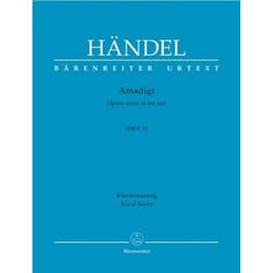 Partitions classique BARENREITER HAENDEL G.F. - AMADIGI HWV 11 - CHANT, PIANO Choeur et ensemble vocal