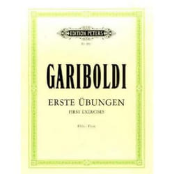 Méthodes et pédagogie EDITION PETERS GARIBOLDI - 58 FIRST EXERCISES - FLUTE Flute