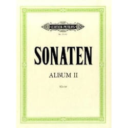 Partitions classique EDITION PETERS SONATA ALBUM VOL.II - PIANO Piano