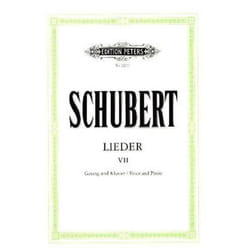 Partitions classique EDITION PETERS SCHUBERT FRANZ - SONGS VOL.7 - VOICE AND PIANO (PAR 10 MINIMUM) Choeur et ensemble vocal