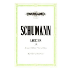 LIEDER VOL 3 VOIX HAUTES