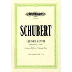 Partitions classique EDITION PETERS SCHUBERT FRANZ - LIEDERBUCH - VOICE AND PIANO (PAR 10 MINIMUM) Choeur et ensemble vocal