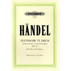 DETTINGEN TE DEUM HWV283 (ALL./ANG.)