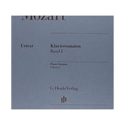 ISBN Mozart Piano Sonatas Vol. 1 livre Musique Anglais