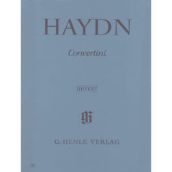 Partitions classique HENLE VERLAG HAYDN J. - CONCERTINI FOR PIANO (HARPSICHORD) WITH TWO VIOLINS AND VIOLONCELLO Piano