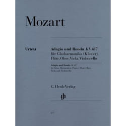 Partitions classique HENLE VERLAG MOZART W.A. - ADAGIO UND RONDO K. 617 FOR GLASS HARMONICA (PIANO), FLUTE, OBOE, VIOLA Piano