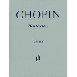 Partitions classique HENLE VERLAG CHOPIN F. - BALLADES Piano
