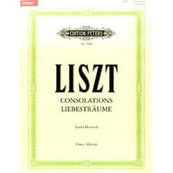 Partitions classique EDITION PETERS LISZT F. - CONSOLATIONS/LIEBESTRÄUME (NOTTURNOS) - PIANO Piano