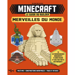 ISBN Minecraft - Le guide du builder - Merveilles du monde : Le livre de Carlton, Sport & loisirs, 80 pages