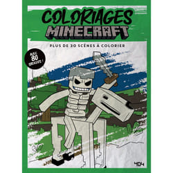 ISBN Coloriages Minecraft - Plus de 30 scènes à colorier, avec 80 stickers ! : Le livre de Arianna Sabella