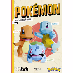 ISBN Papertoy Pokémon Starters : Bulbizarre, Carapuce et Salamèche : Le livre de Tougui, The Pokémon Company, Sport & loisirs ...