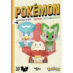 ISBN Pokémon Chochodile, Coiffeton & Poussacha - Un papertoy à créer : Le livre de The Pokémon Company, Tougui