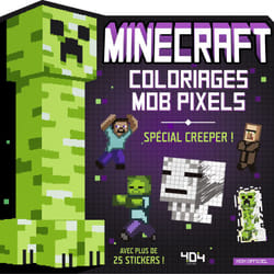 ISBN Minecraft - Coloriages Mob pixels - Creeper : Le livre de Daniele Sapuppo