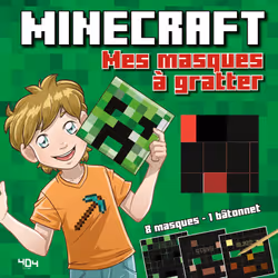 ISBN Minecraft - Masques à gratter : Le livre de Daniele Sapuppo, Sport & loisirs, 8 pages