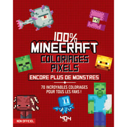 ISBN Coloriages pixels 100% Minecraft - encore plus de créatures ! : Le livre de Daniele Sapuppo