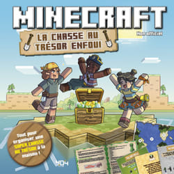 ISBN Minecraft - La chasse au trésor enfoui - Pochette : Le livre de Valérie Cluzel