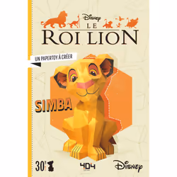 ISBN Papertoy Disney Le Roi Lion Simba : Le livre de The Walt Disney compagny, Tougui, Sport & loisirs, 32 pages