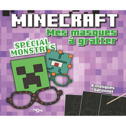 ISBN Minecraft - Pochettes de masques à gratter spécial monstres ! : Le livre de Daniele Sapuppo
