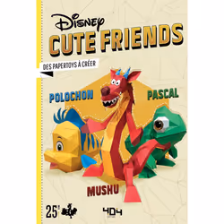 ISBN Papertoy Disney - Pascal, Polochon & Mushu : Le livre de The Walt Disney compagny, Tougui, Sport & loisirs, 40 pages