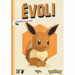 ISBN Papertoy Pokémon - Evoli - Ton papertoy à créer : Le livre de The Pokémon Company, Tougui, Sport & loisirs, 32 pages