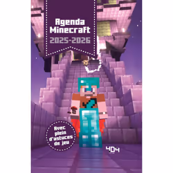 ISBN Agenda Minecraft 2025-2026 : Le livre de Stéphane Pilet, 400 pages