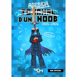 ISBN Agenda Journal d'un Noob 2025-2026 : Le livre de Cube Kid, Check-Fai Au, 400 pages