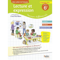ISBN Mon Cahier De Français - 6E livre