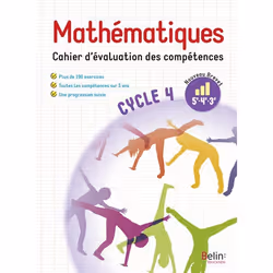 ISBN Mathématiques Cycle 4 - Cahier D'Évaluation Des Compétences, 128 pages