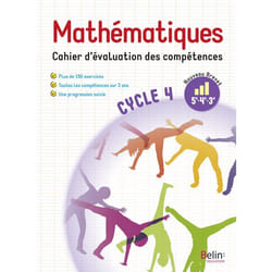 Mathématiques cycle 4 - Cahier d'évaluation des compétences (Broché)