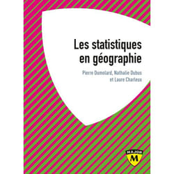 ISBN Les Statistiques En Géographie livre