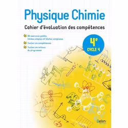 ISBN Physique-Chimie 4E / Cahier D'Évaluation Des Compétences, 64 pages