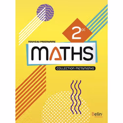ISBN Métamaths Mathématiques 2De, 368 pages