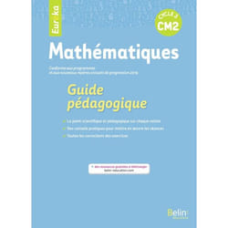 ISBN Eurêka Cm2 - Guide Pédagogique 2020 livre