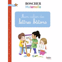ISBN Mon cahier des lettres bâtons, Français, 32 pages