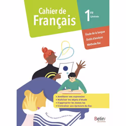 ISBN Cahier De Français 1Re Générale, Français, 128 pages
