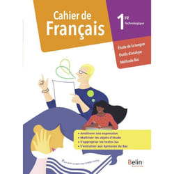 ISBN Cahier De Français 1Re Technologique livre