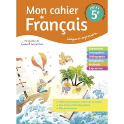 Mon cahier de Français 5ème - Cahier élève 2020 (Broché)
