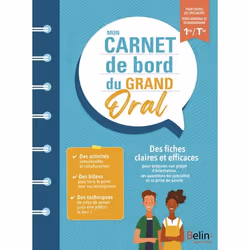 ISBN Mon Carnet De Bord Grand Oral 1Re Terminales, 128 pages