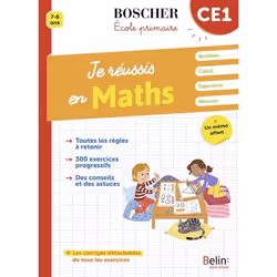 ISBN Je Réussis En Maths Ce1, 64 pages
