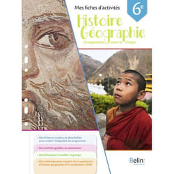 Mes fiches d'activités Histoire Géographie EMC 6e (Broché)