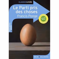 ISBN Le Parti Pris Des Choses, Français, 192 pages