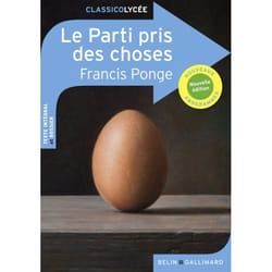 Le Parti pris des choses (Poche)