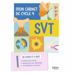 ISBN Mon Carnet De Cycle 4 Svt, 64 pages