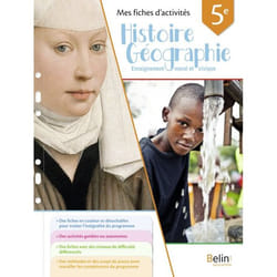Mes fiches d'activités Histoire Géographie EMC 5e (Broché)