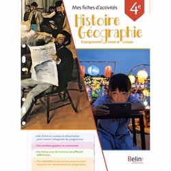 ISBN Mes Fiches D'Activités Histoire Géographie Emc 4E, 112 pages