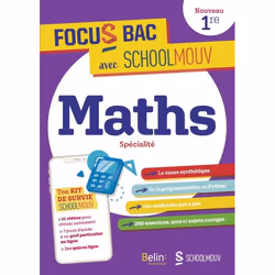 ISBN Focus Bac Maths Spécialité Première, 320 pages