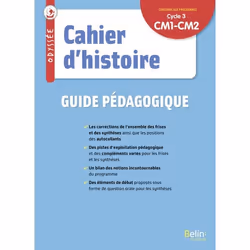 ISBN Odyssée Cycle 3 – Cahier D'Histoire 2022 - Guide Pédagogique, 112 pages