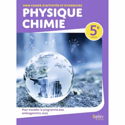 ISBN Mon Cahier D'Activités Et D'Exercices Physique-Chimie 5E, 96 pages